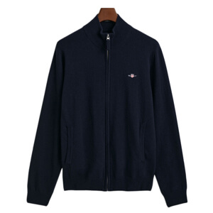 GANT Superfine Lambswool Zip Cardigan